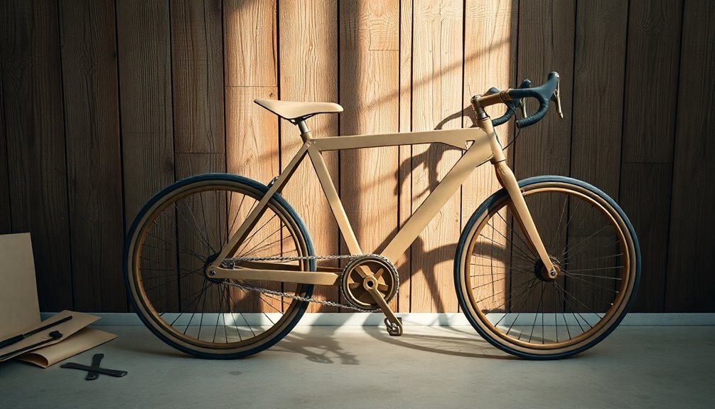 unique cardboard bicycle production