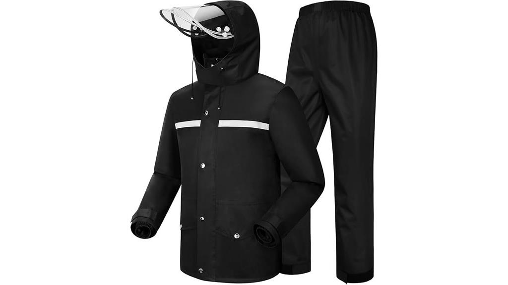 unisex waterproof rain suit