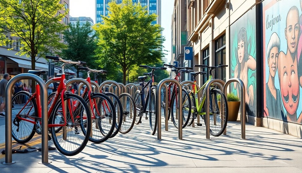 urban bike parking solutions