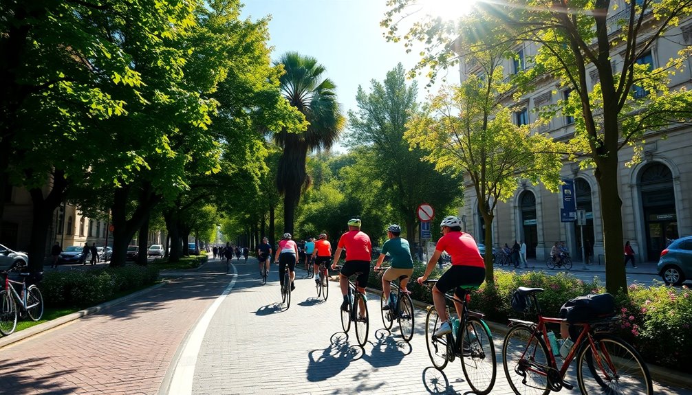 urban cycling health benefits