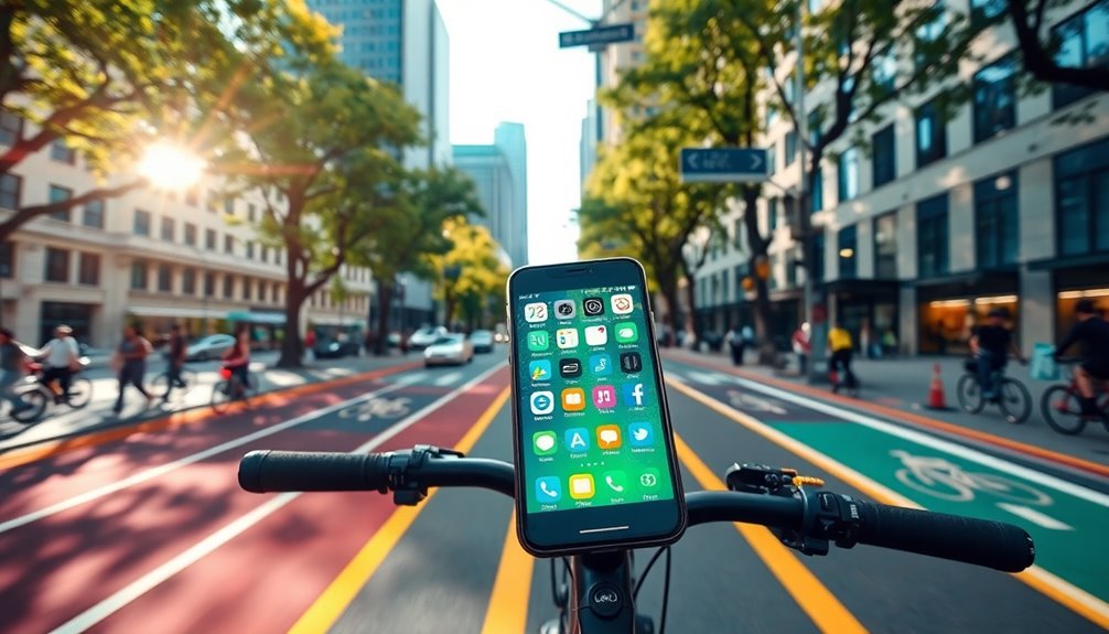 urban cycling route apps