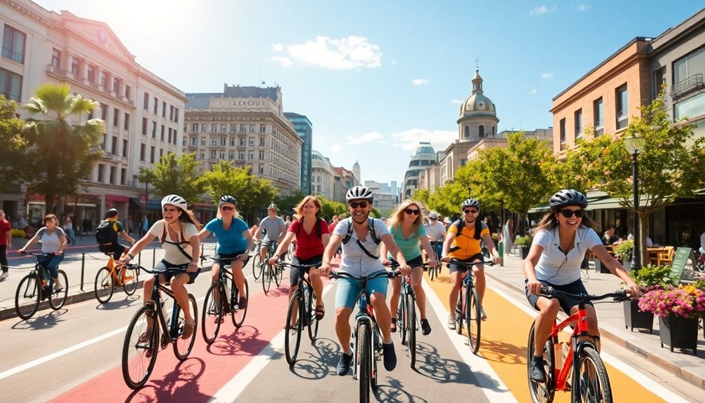urban cycling tourism boom