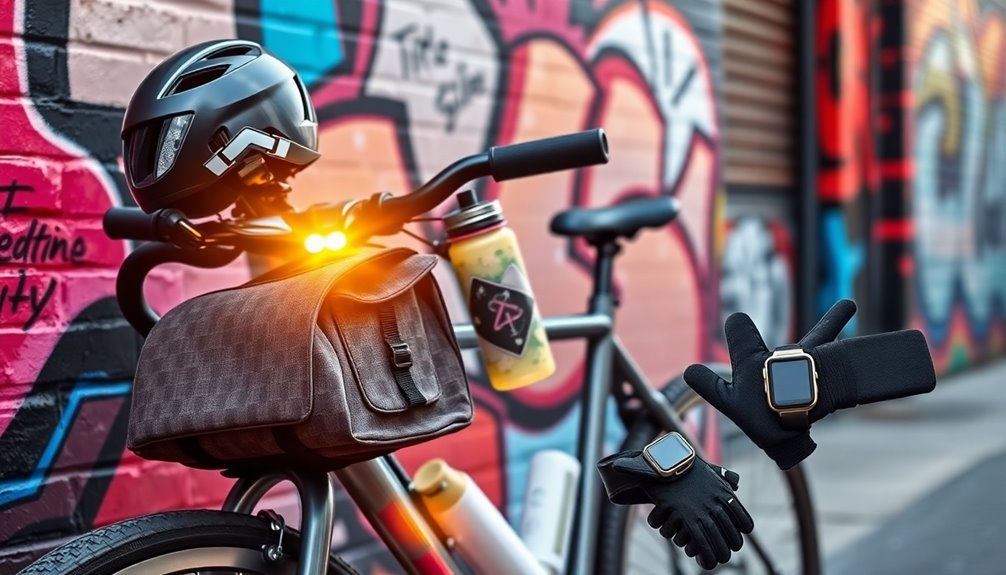 urban cyclist accessory selection