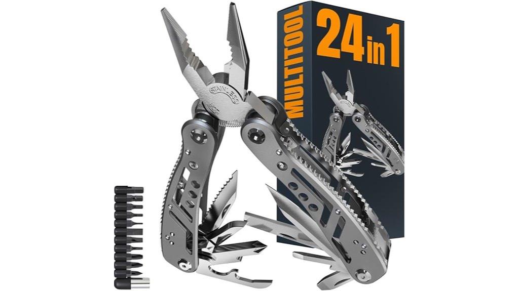 versatile multitool with accessories