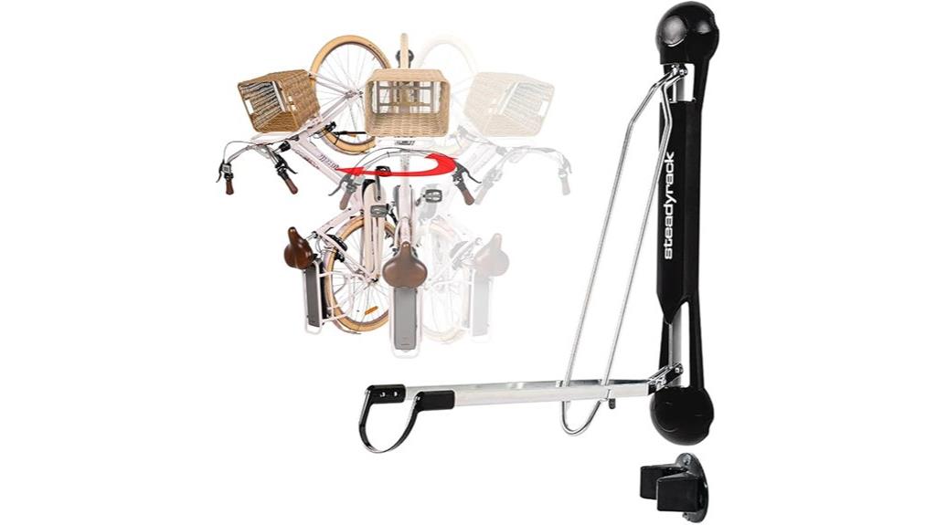 wall mounted bike storage solution