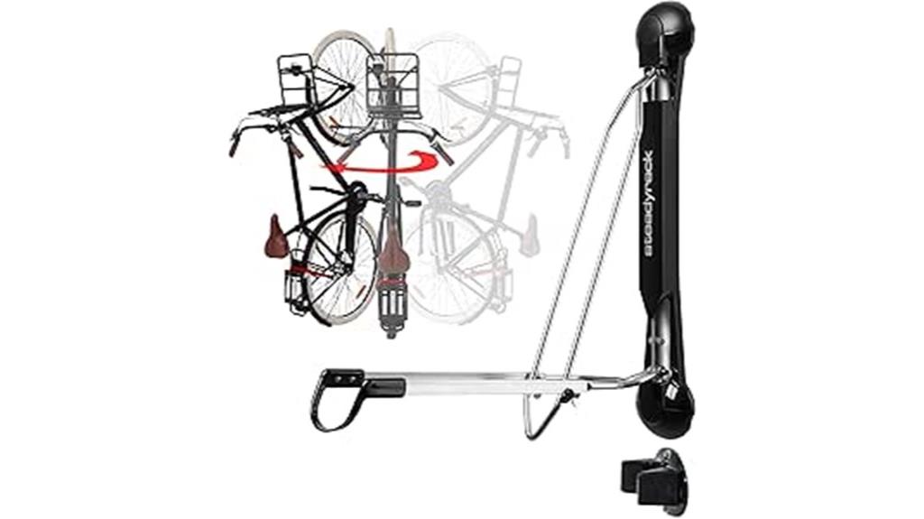 wall mounted bike storage solution