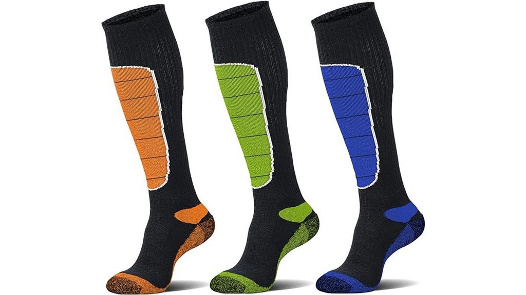 warm merino wool ski socks