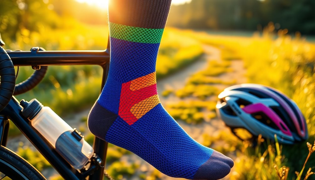 warm weather cycling socks