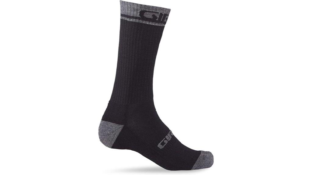warm wool cycling socks