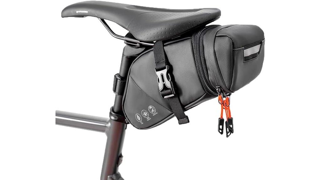 water resistant bike saddle bag