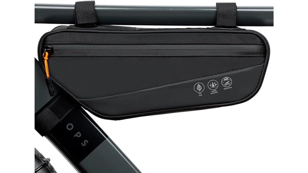 water resistant bike triangle bag