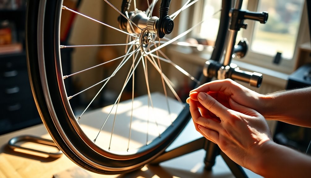 wheel truing and alignment