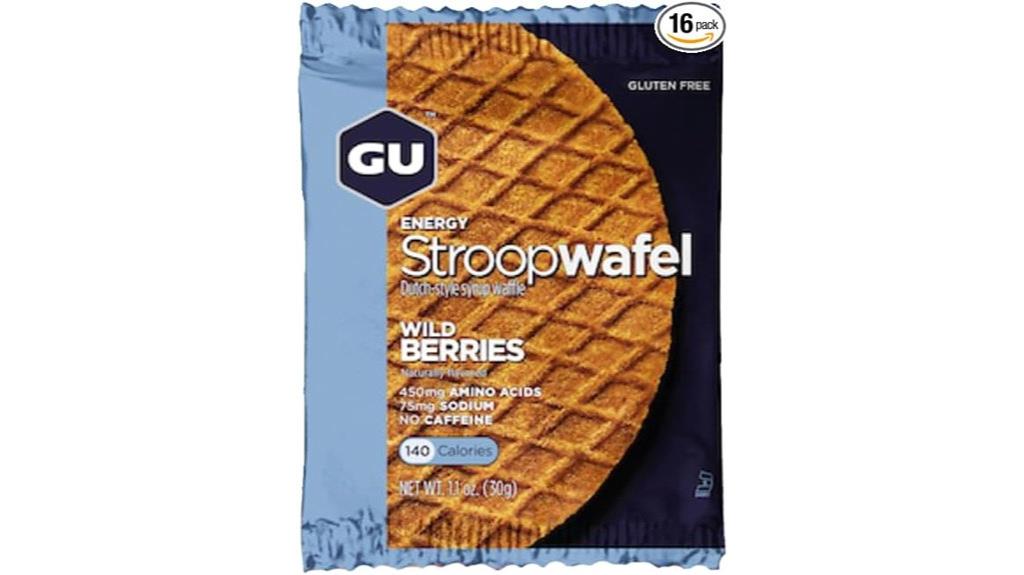 wild berry energy waffles
