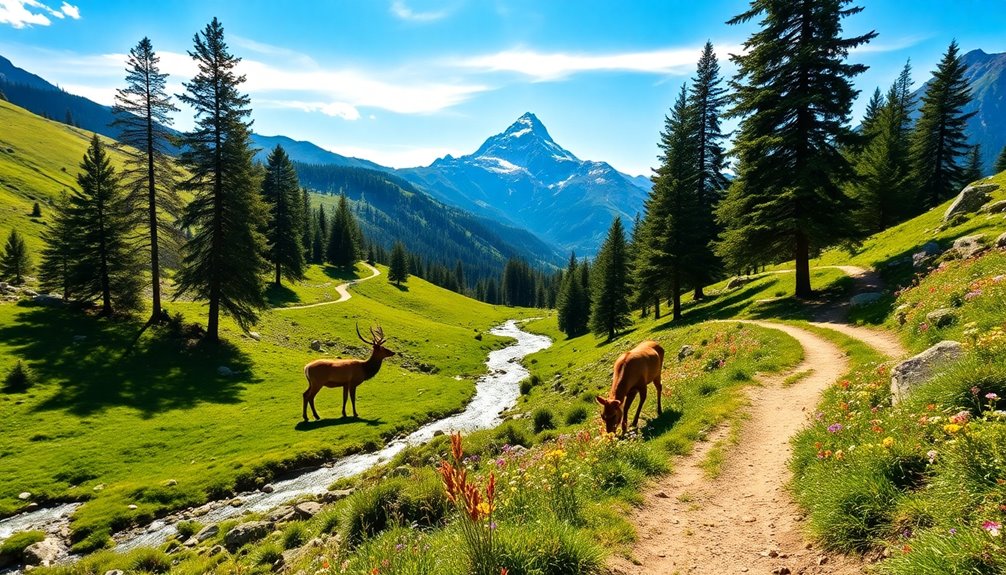 wildlife encounters along route
