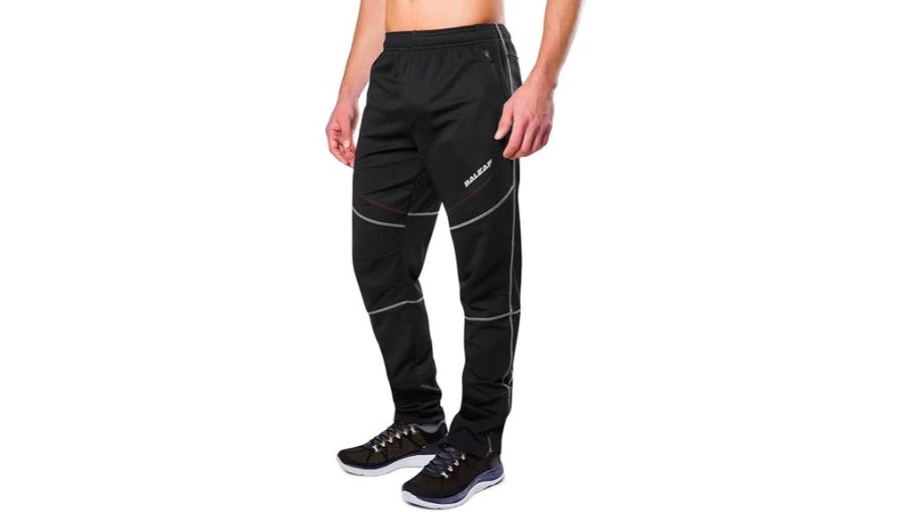 winter cycling fleece pants