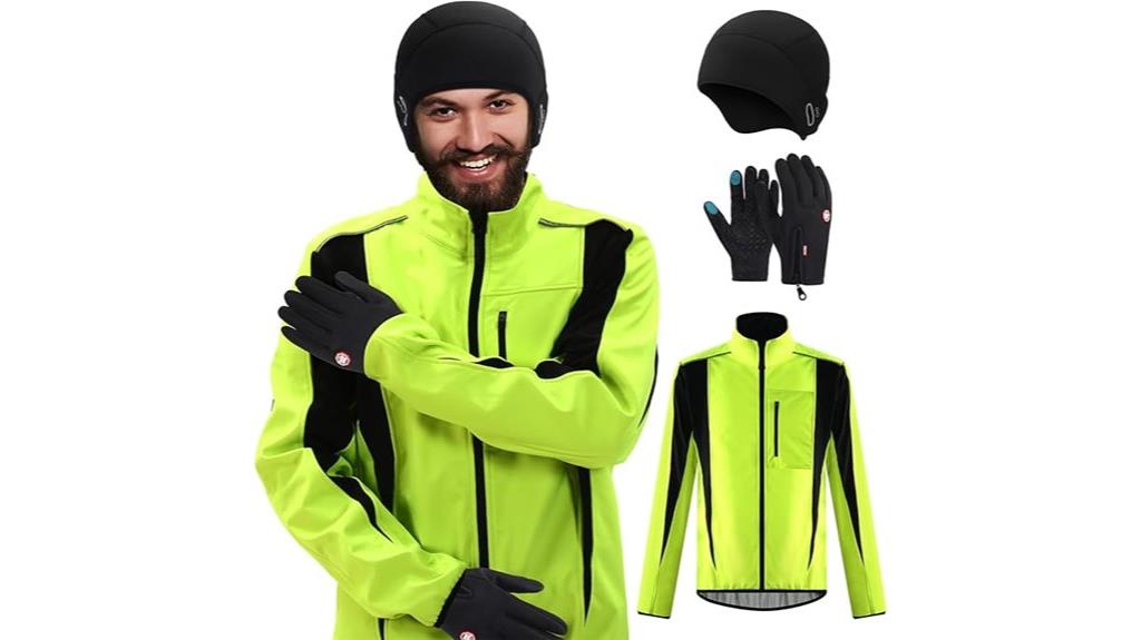 winter cycling gear set