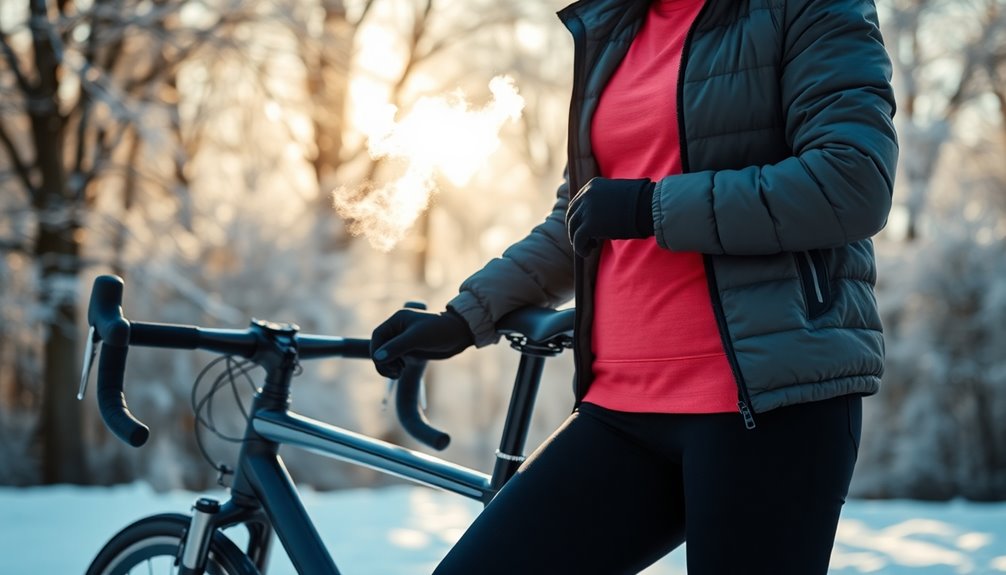 winter cycling layering importance