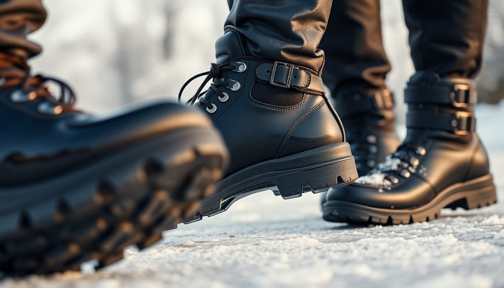 winter cycling shoe features