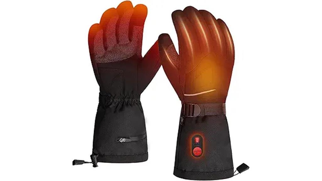 winter work gloves rechargeable