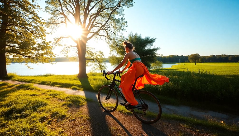 yoga and cycling balance