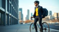 bike friendly stylish outfit