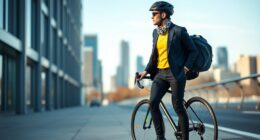 bike friendly stylish outfit