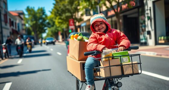 cargo and child carrier options