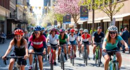 cycling events promote community