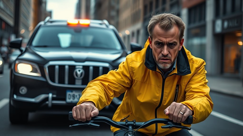 cyclist safety against aggressive drivers
