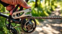 fixing chain slip outdoors