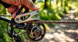 fixing chain slip outdoors