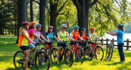 planning a girls cycling event