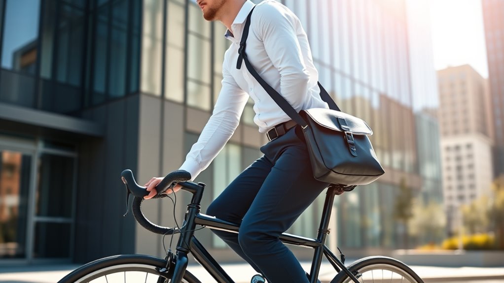 professional cycling commute attire