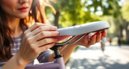 women s comfortable cycling saddle