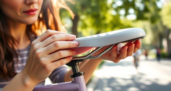 women s comfortable cycling saddle