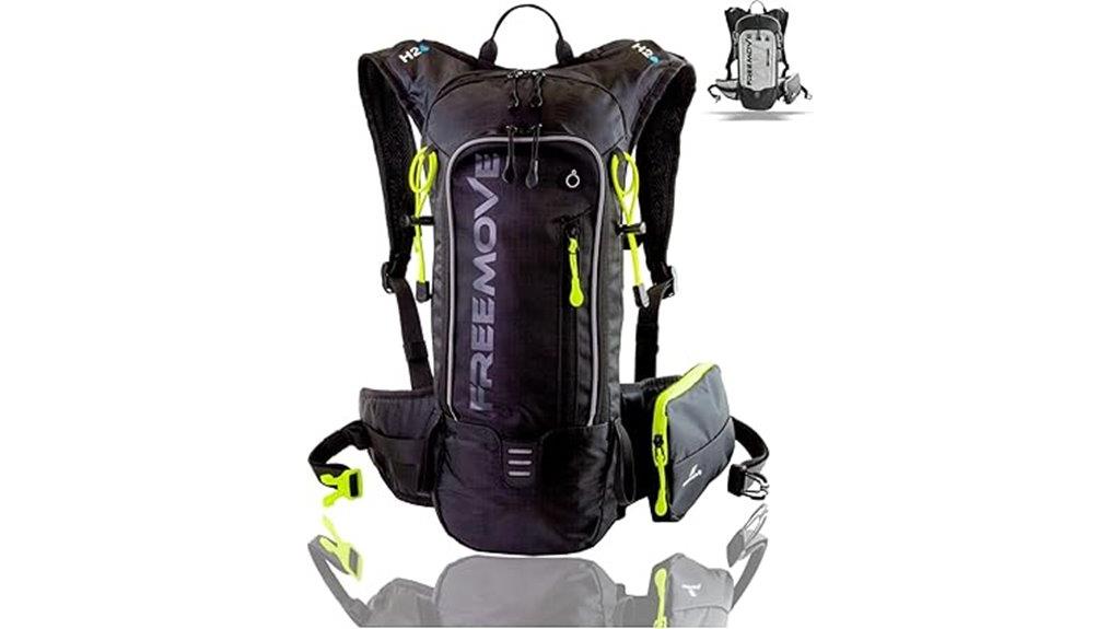 10l backpack with phone pocket