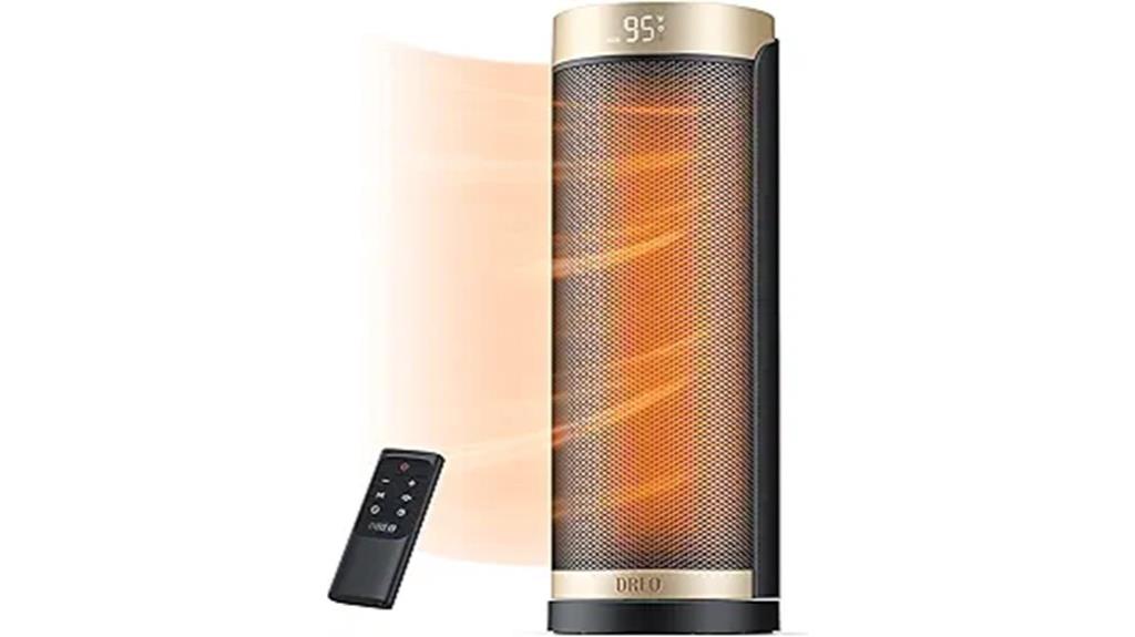 1500w ceramic heater with remote