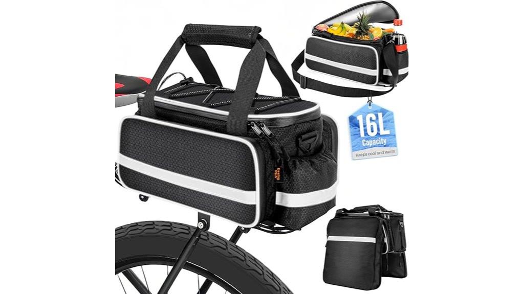 16 liter bicycle pannier