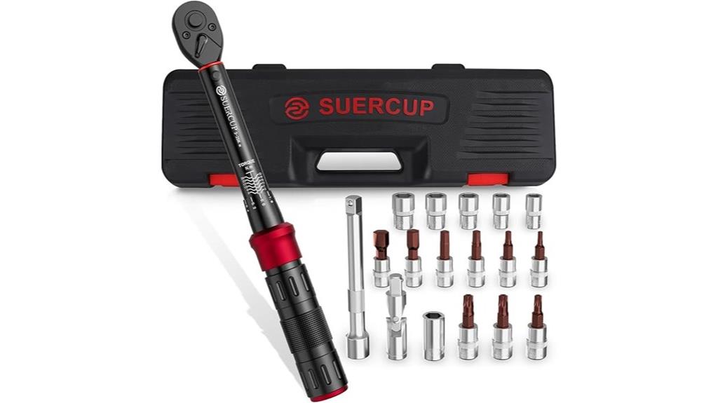 18 piece torque wrench set