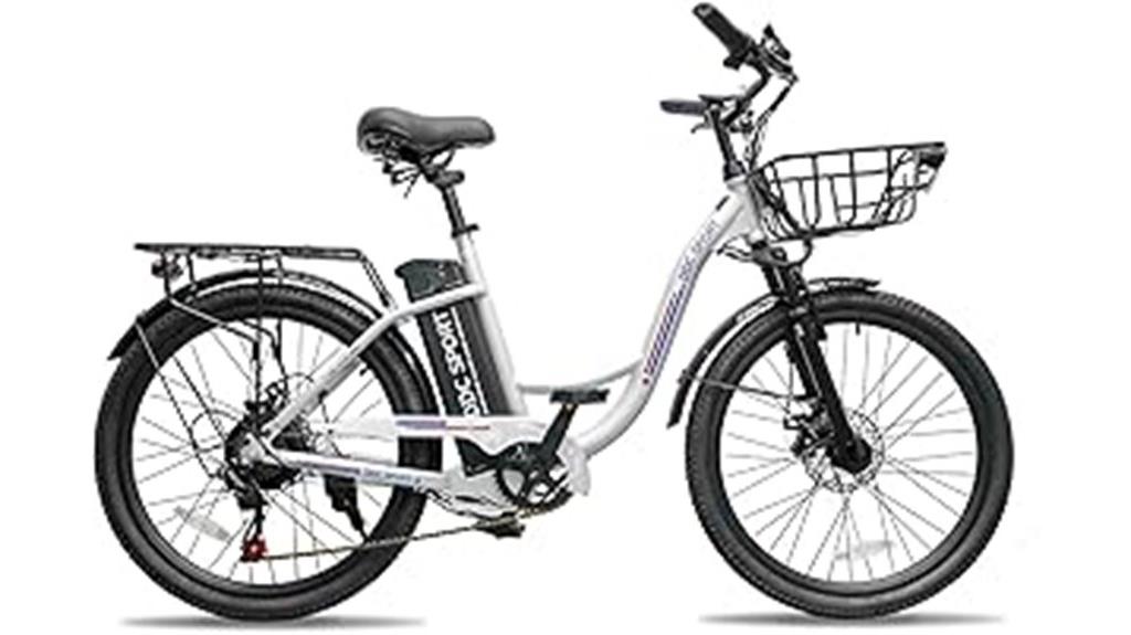 24 inch electric city bike