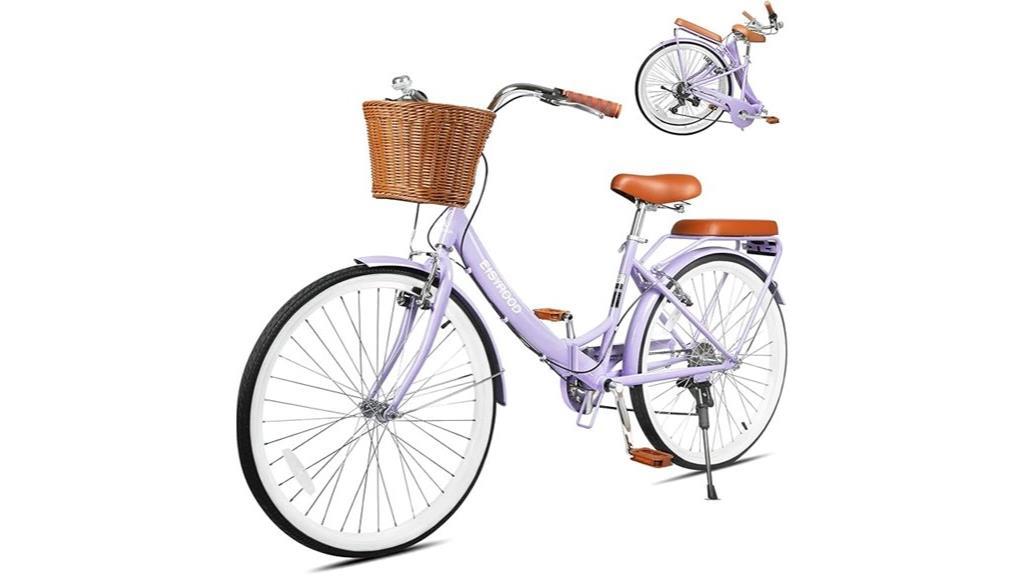 26 inch foldable beach cruiser