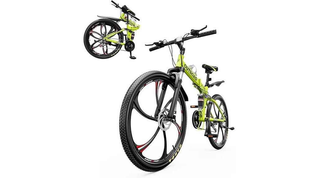 26 inch foldable mountain bike