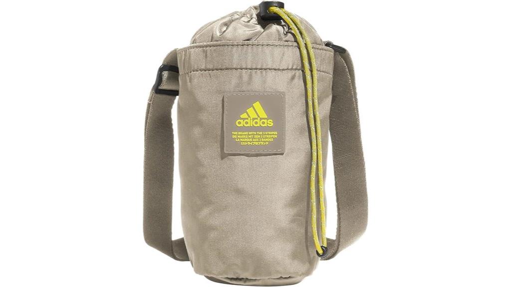adidas beige yellow bag