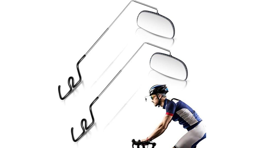 adjustable bicycle helmet mirror