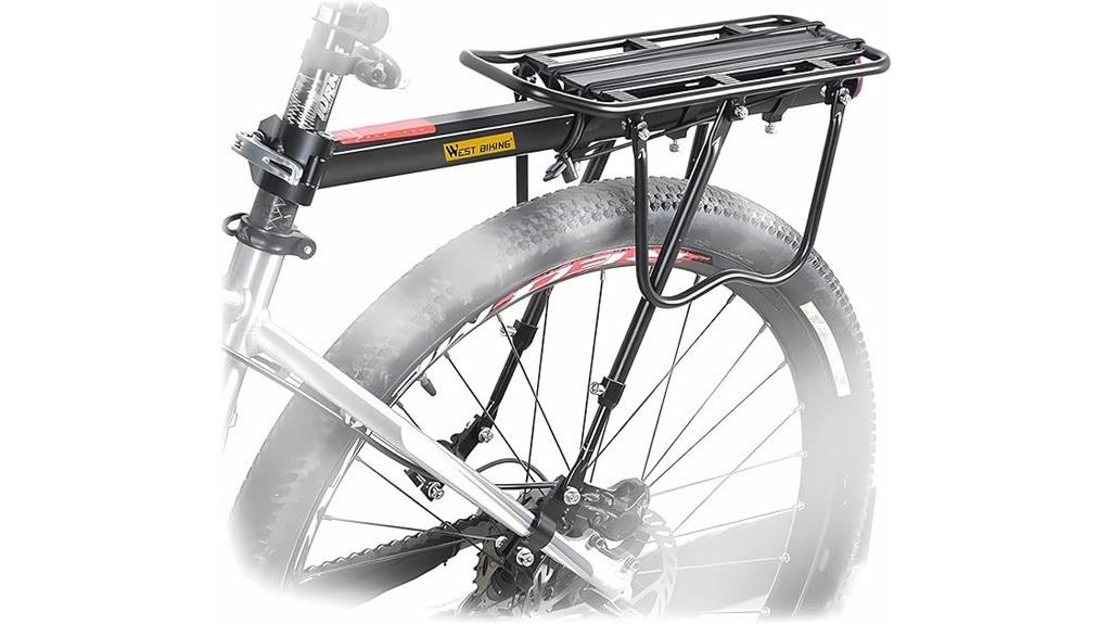 adjustable bike cargo rack
