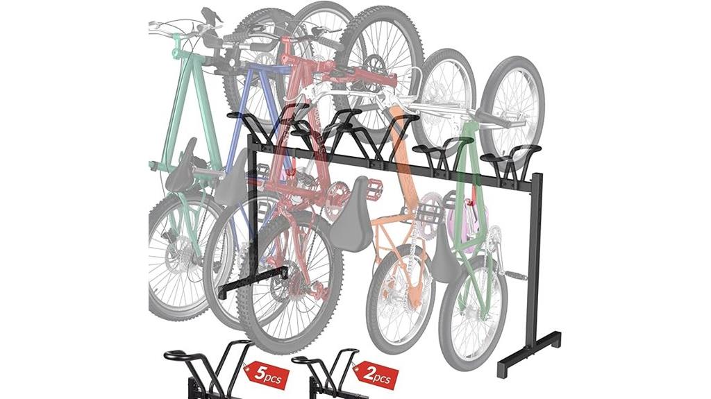 adjustable bike parking rack