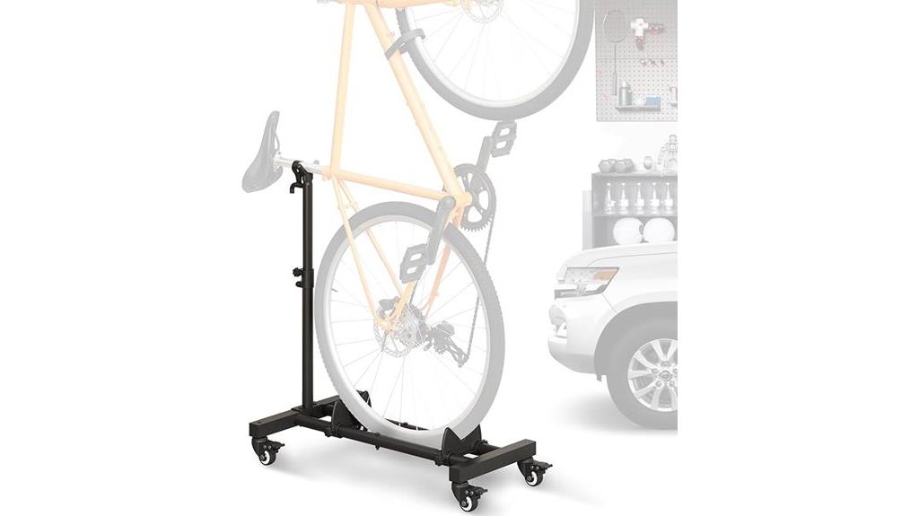 adjustable indoor bike rack