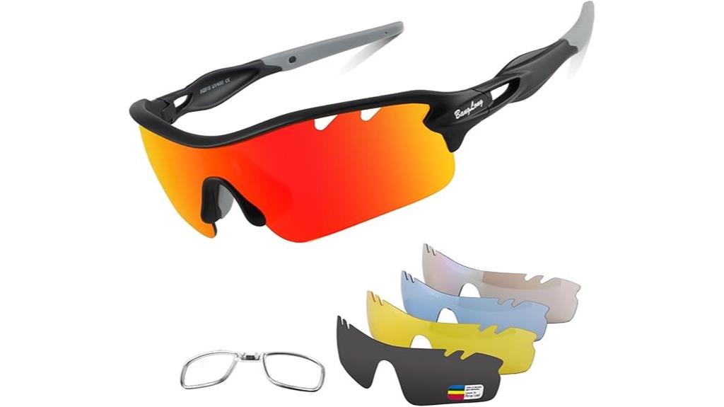 adjustable polarized sports sunglasses