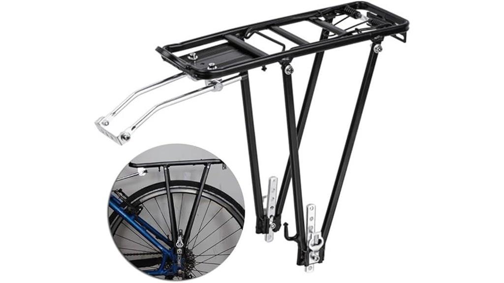 adjustable universal bicycle rack