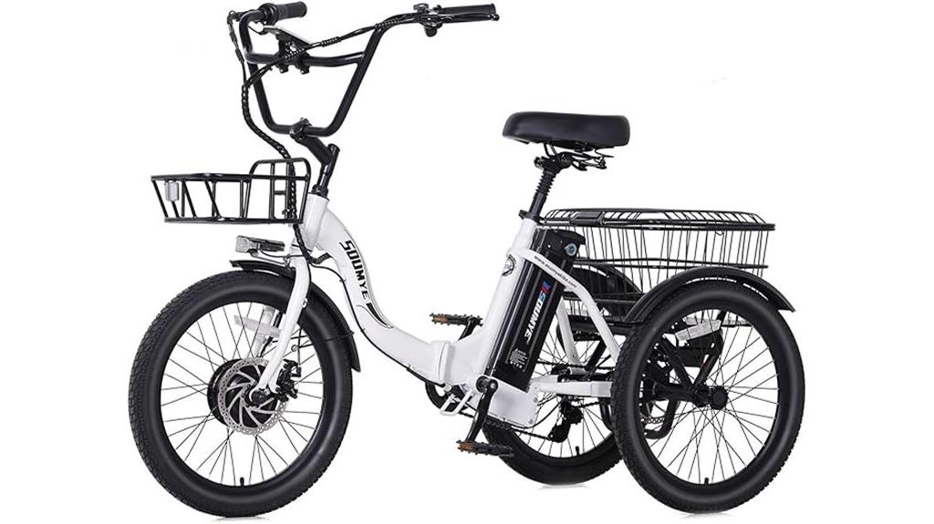 adult folding electric tricycle